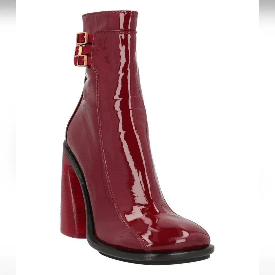 Rochas лодыжки кожи бордовый ботинок ботинки обувь размер 39 новый - Изображение 2 из 4