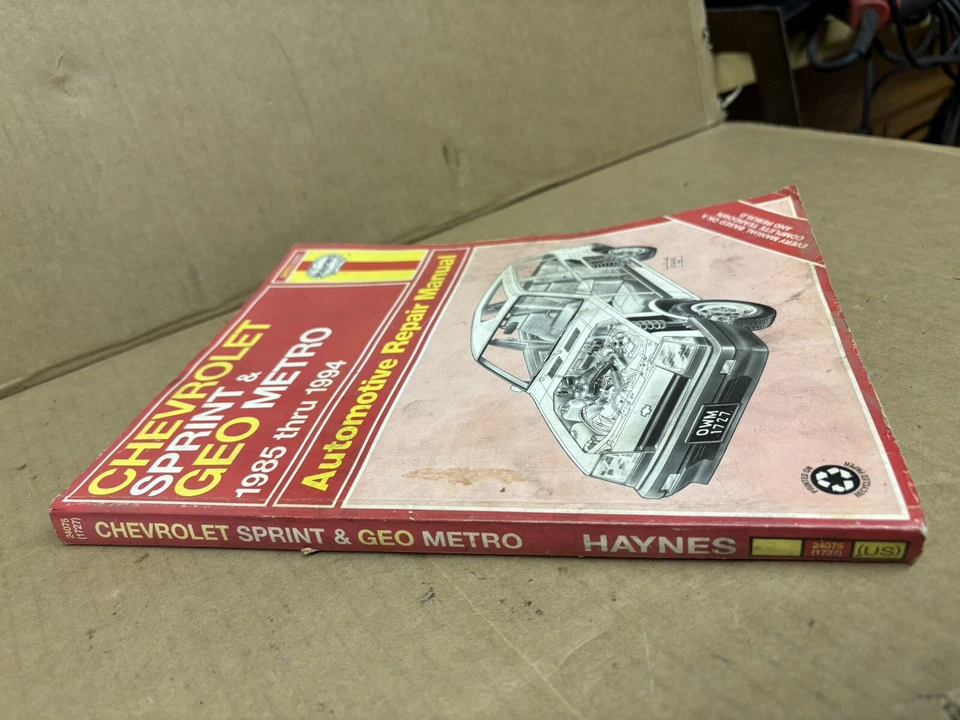 Chevrolet Sprint, Geo & Chevrolet Metro 1985-1994 Haynes repair manual 24075 - Image 3 of 4