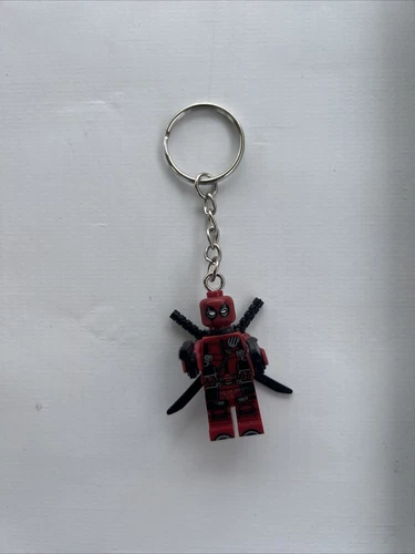 Deadpool Custom Minifig Keychain