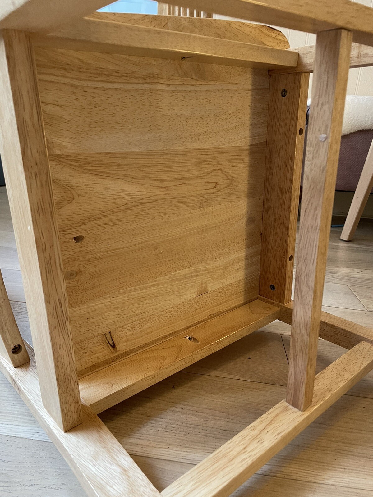 Set Of Four Wooden Dining chairs eBay