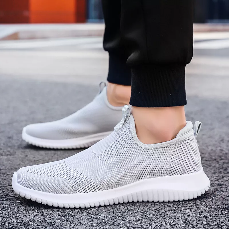 Athletic slip on deals shoes