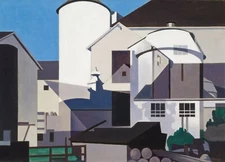 Conversation Piece : Charles Sheeler : 1952 : Archival Quality Art Print