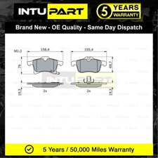 Fits Vauxhall Astra Zafira Corsa Meriva Combo Intupart Front Brake Pads Set