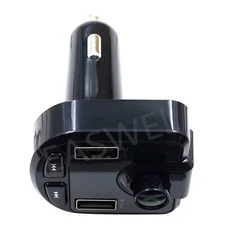 Dual USB Wireless Bluetooth FM Transmitter Radio LCD Car Kit MP3 Player 1 Set