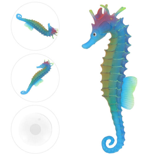 4 Stück Aquarium Ornament Seepferdchen, Aquarium Fluoreszenz Meerestier - Bild 12 von 12