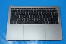 MacBook Air A1932 13" 2018 MRE82LL/A Top Case Palmrest w/Battery Grey 661-12592