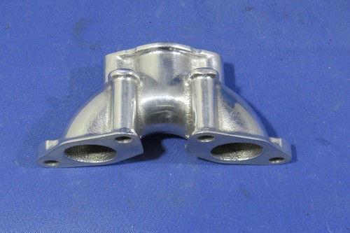 TRIUMPH TROPHY TR5T T100C LATE TYPE INLET MANIFOLD POLISHED 70-7578 NEW - Picture 4 of 6
