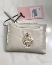 Juicy Couture Metal Mesh Angel Simply Perfect Bifold Wallet Pullout CC Case NWT