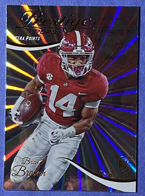 2023 Panini Prestige Brian Branch RC #307 Xtra Points Sunburst Detroit Lions