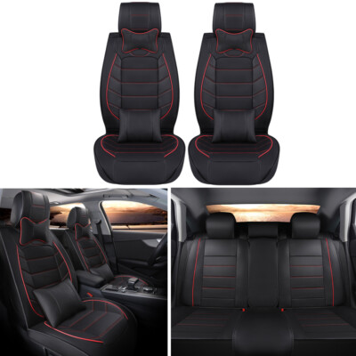 Für Dodge Challenger Charger 5 Sitz Auto Sitzbezüge Wasserdichtes Leder Kissen
