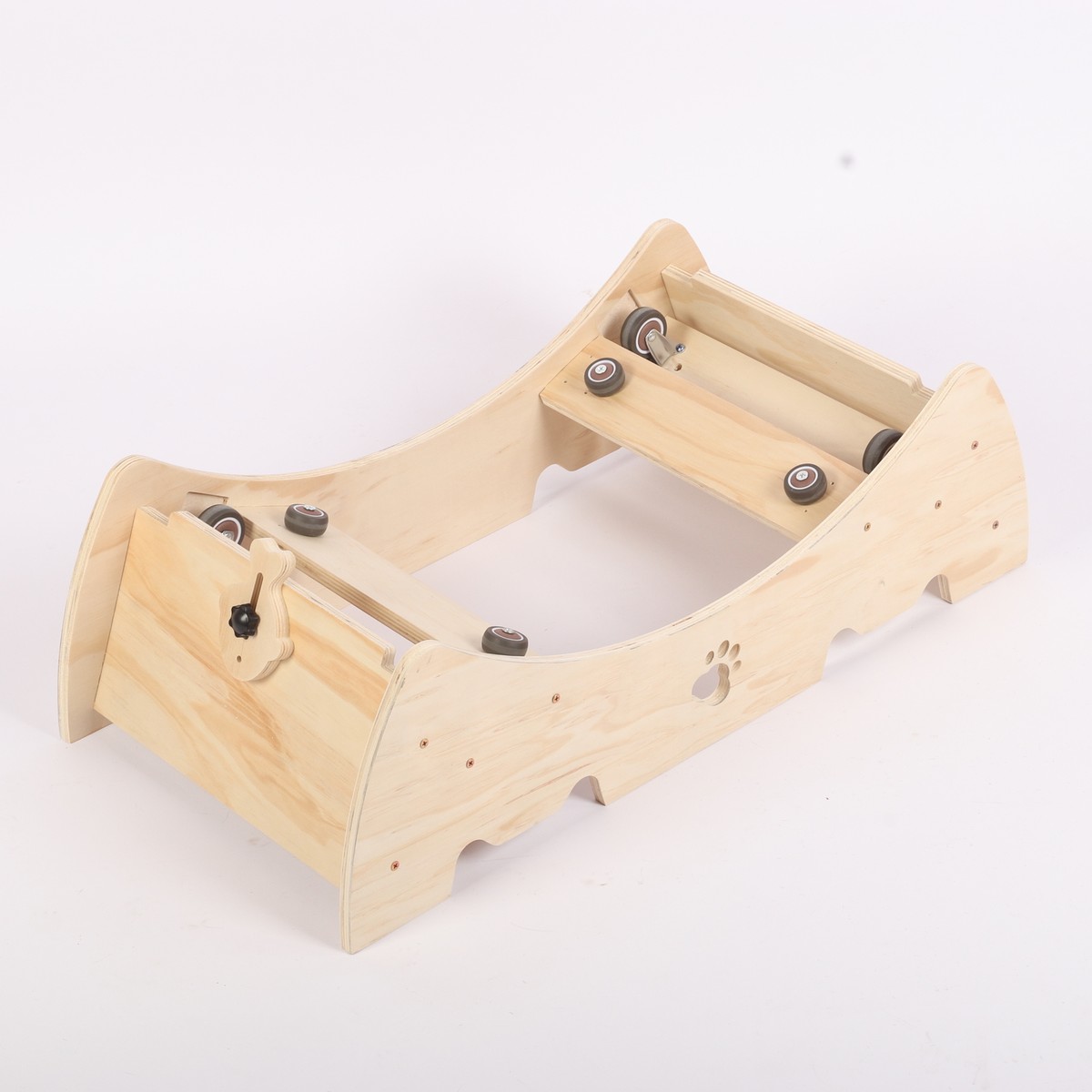 Ruota Per Esercizio Gatti - Tapis Roulant In Legno, Per Fitness E Divertimento Felino - Foto 5