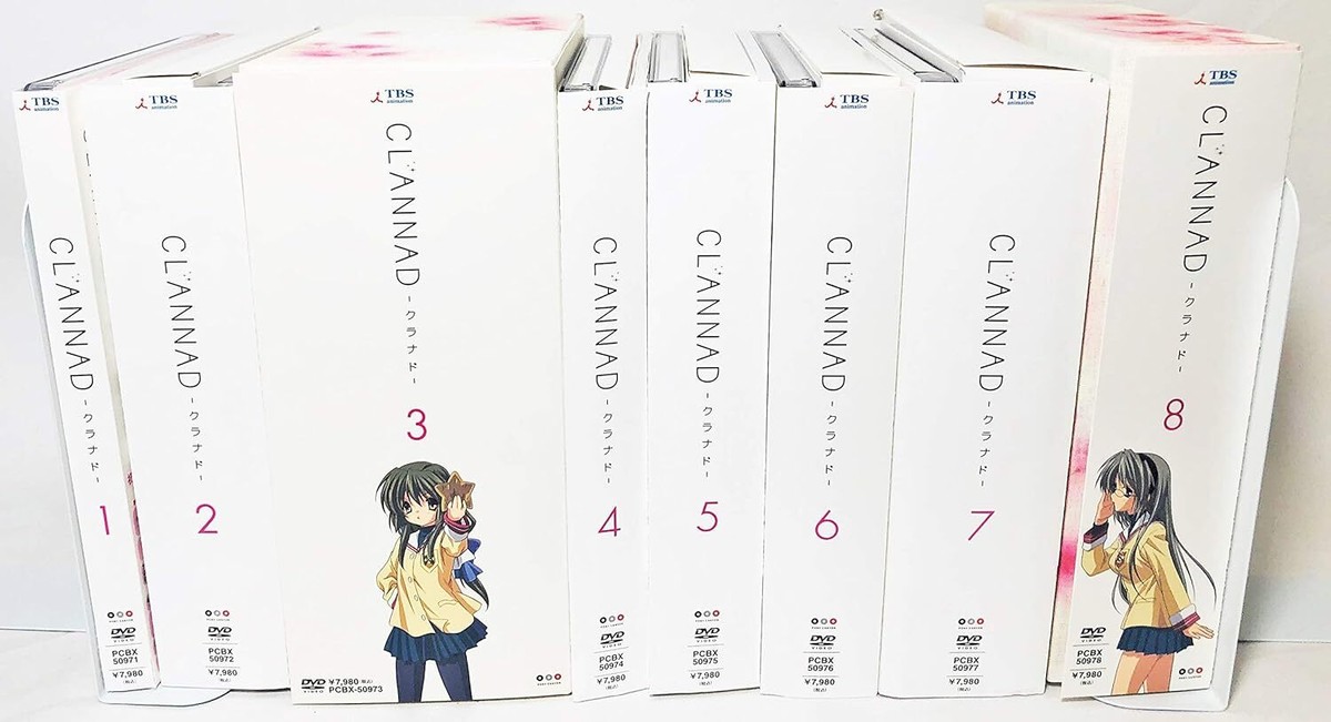 Clannad Clanad All 8 Volumes [Market Place DVD Set] | eBay