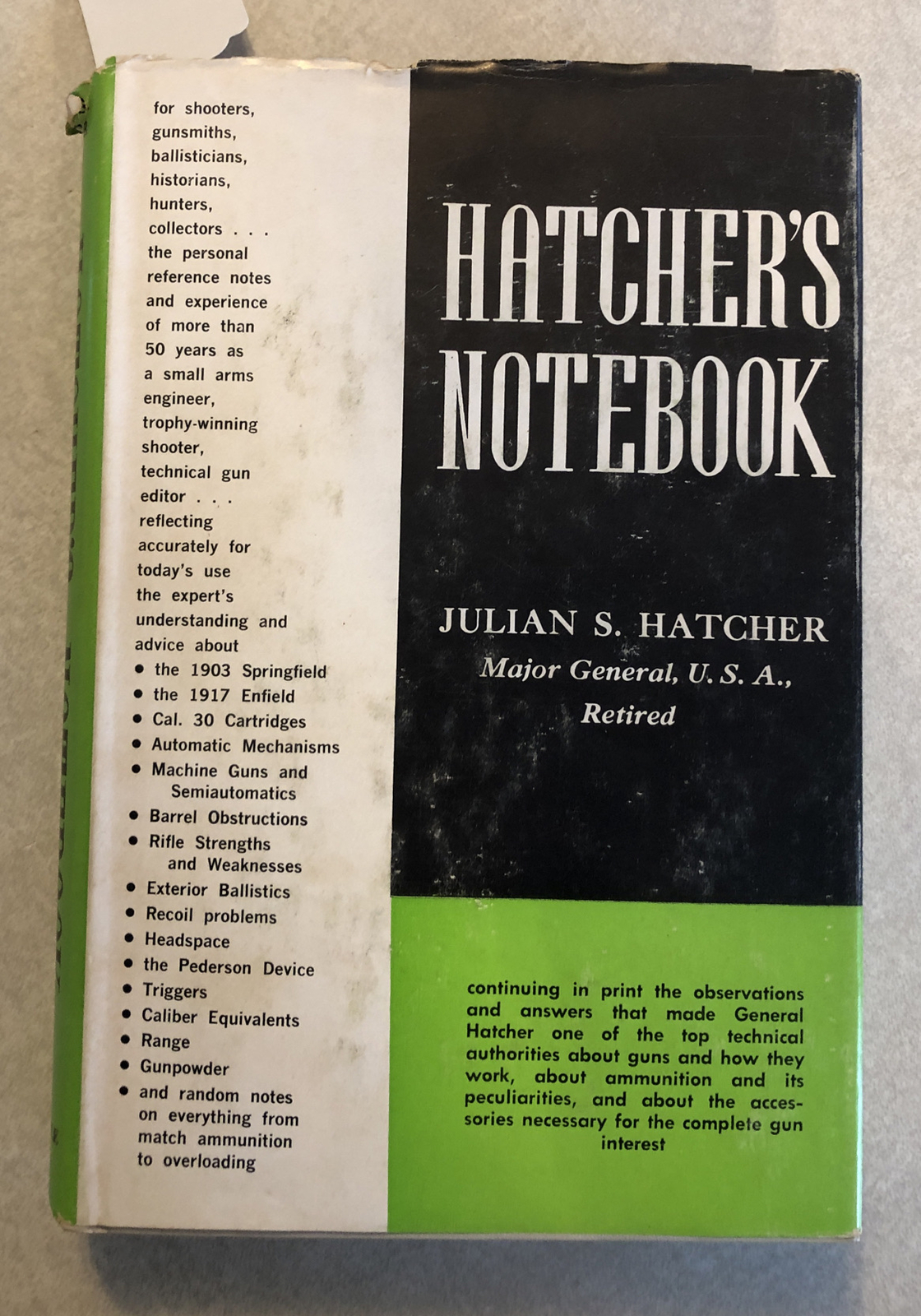 Hatcher's Notebook Vintage Book Hatcher’s Notebook by Julian S. Hatcher | eBay