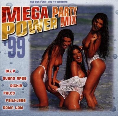 Mega Party Power Mix '99 - 2 CD - Vengaboys, Liquido, Guano Apes, HIM, Robbie...