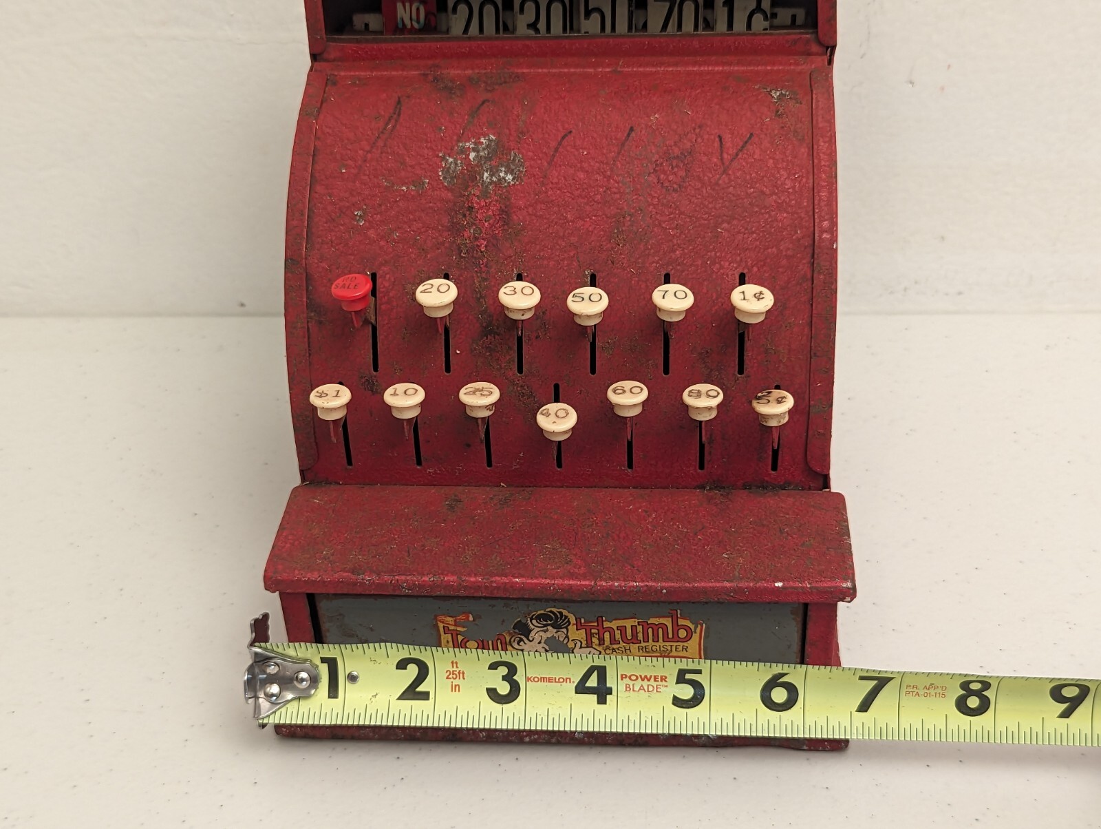 как выглядит Vintage Tom Thumb Toy Cash Register - Western Stamping Co. фото