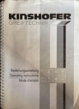 KINSHOFER Greiftechnik KM 04F140-30S Bedienungsanleitung