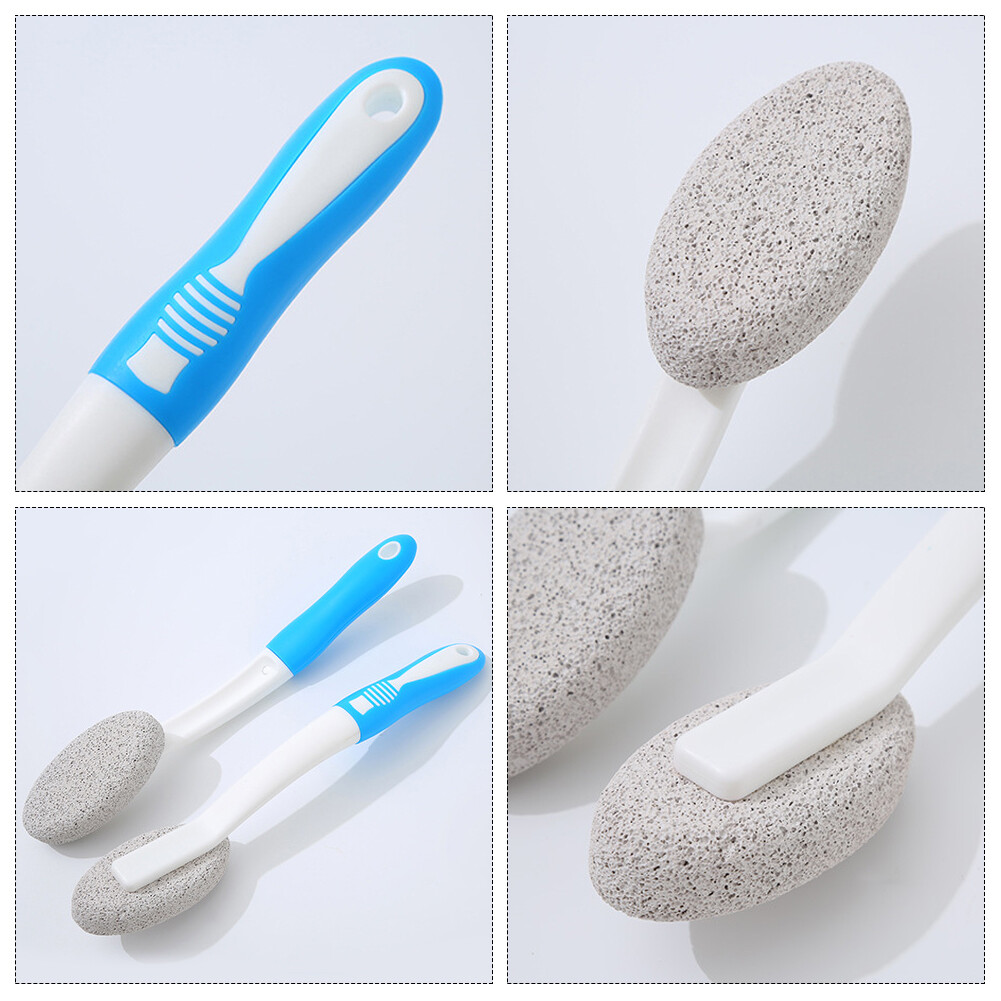 Long Handle For Bathroom Pool Quick Cleaning Toilet Brush Pumice Stone
