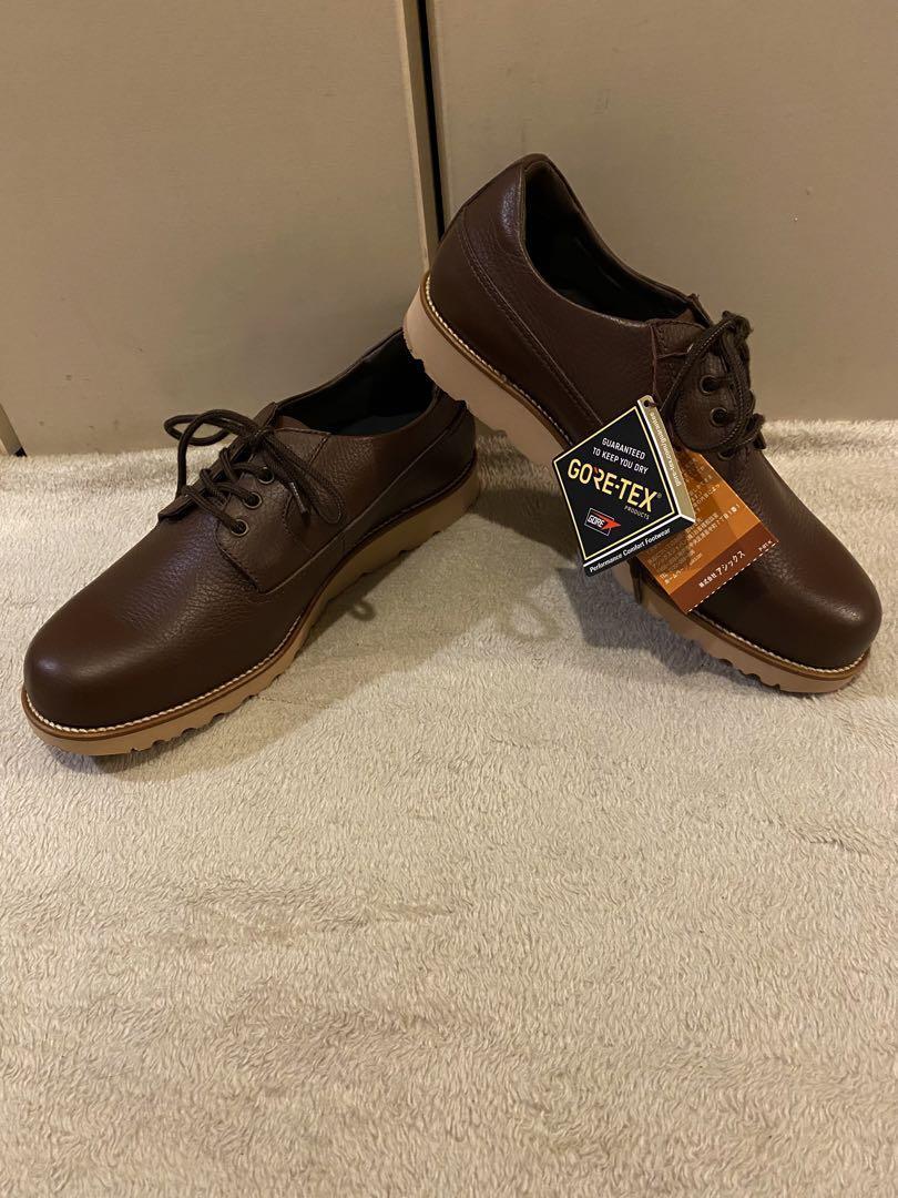 Men 7.5US Goku Asics Walking Gore-Tex Brown Wide