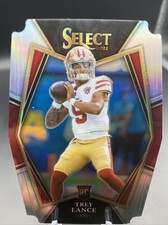 Trey Lance 2021 Panini Select Premier Level Silver Die Cut Rookie Card