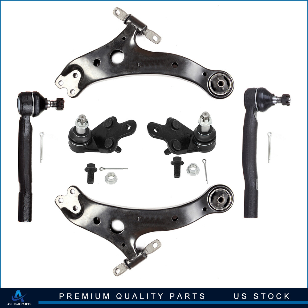 Fit For 2007-2012 LEXUS ES350 6x Front Control Arm Tie Rod End Link Ball Joint