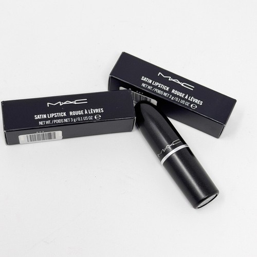 2 Tubes of MAC Satin Lipstick Shade CYBER 805 Full Size NEW in box - Picture 5 of 7