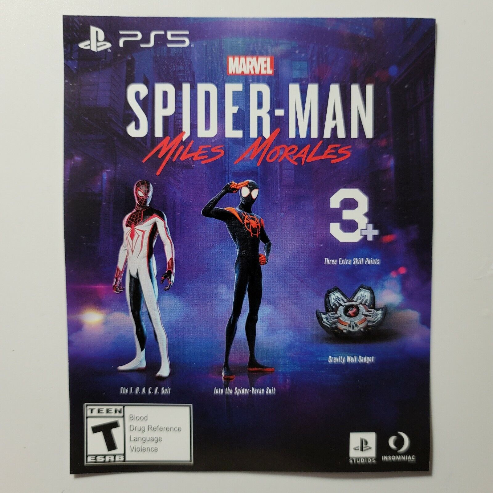 Insomniac PS4 Costumes [Spider-Man: Web of Shadows (Wii)] [Mods]