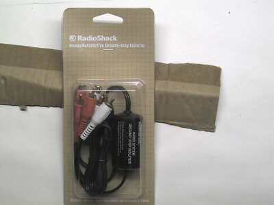 RadioShack audio system ground loop isolator (electric hum noise reducer)