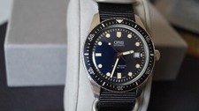 Oris 65 Automatic 42mm case Blue date @3 Diver watch 01 733 7720 4055-07 5 21 45 19