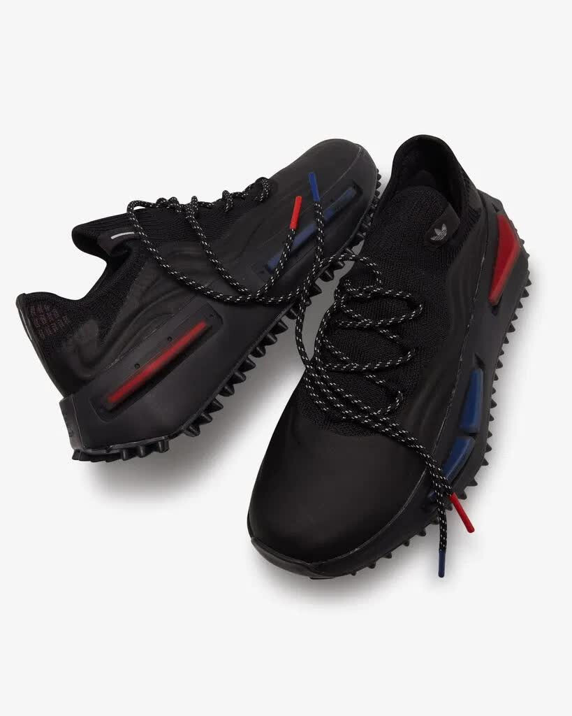 adidas Originals NMD S1 FS Sneaker Schwarz aus Leder, 2/3