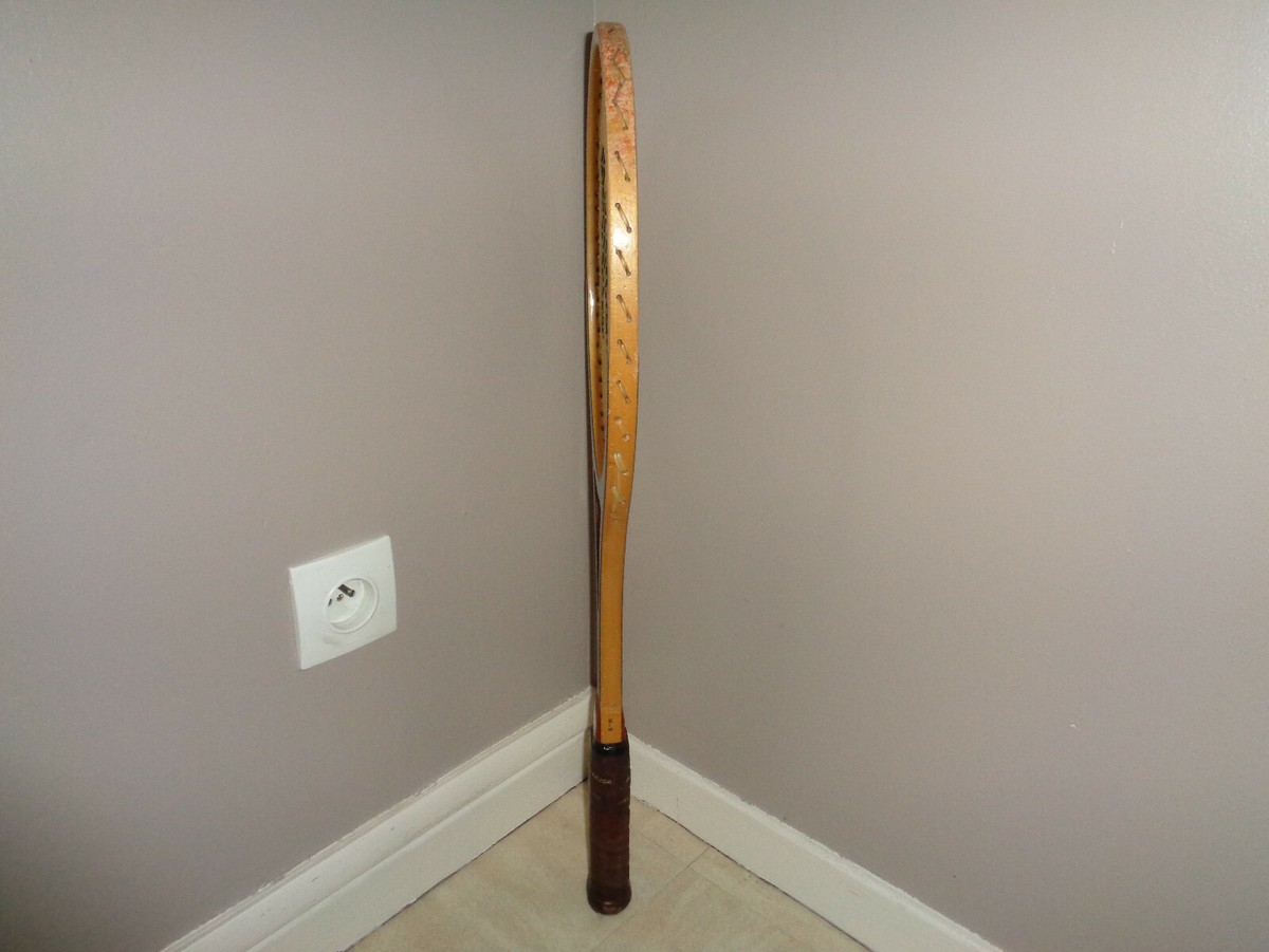 raquette de tennis ancienne  MAJOR BIG BOW  avec sa housse d'origine