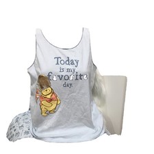 Disney Winnie the Pooh Bear Pajamas Set Women's Large Tank Top And Pants
