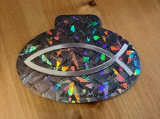 Jesus Fish Sticker 3 3/4 x 2 1/2 Inch