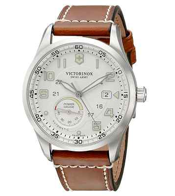 TNページ Victorinox Swiss Army Men's 241576 AIRBOSS Automatic Leather Strap