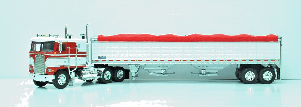 DCP ダイキャストプロモーション 1/64 TRACTOR-TRAILER DCP 1:64 *AQUA* Kenworth W900L 86