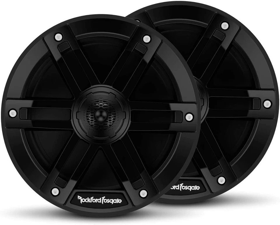 4x Rockford Fosgate 6.5" 250W Peak Power 2-Way Full-Range Marine Speakers| M065B - Image 2 of 3
