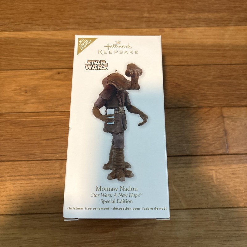 2012 Hallmark Momaw Nadon Star Wars Keepsake Ornament Ltd Ed IOB QXE3021