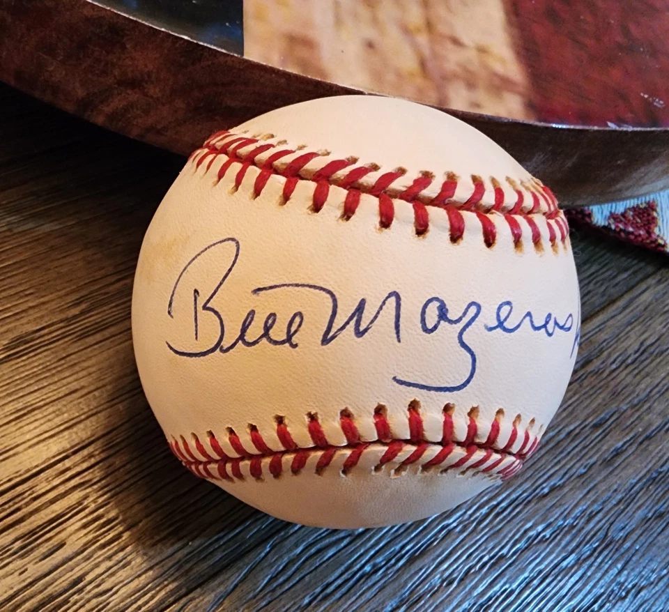🔥Pittsburgh Pirates Bill Mazeroski Auto. Signed Rawlings Official MLB Baseball - Image 3 of 4
