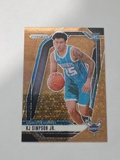 2024-25 Panini Prizm 247 KJ Simpson Jr Rookie Bronze Disco Prizm /20 Hornets