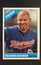 2015 Topps Heritage - Eduardo Escobar #89 Minnesota Twins 