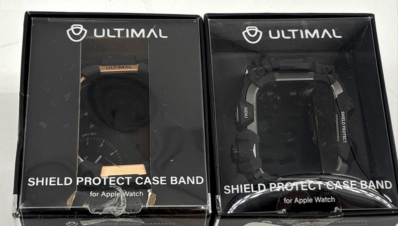 Lot of 2 Ultimal Apple Watch Compatible Shield Cases I.O.B