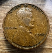 1920-P Lincoln Wheat Cent - Actual Coin Shown - Free Shipping & Tracking INV#224