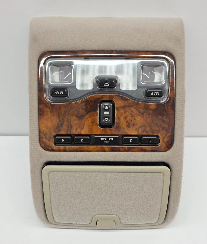 95-97 JAGUAR XJ6 XJR XJ8 CONSOLE OVERHEAD ROOF READING MAP DOME LIGHT LAMP OEM Foto 2 de 4