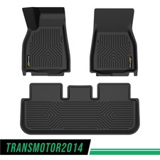 All Weather 3D TPE Floor Mats Protection Liners Fit For 2021-2024 Tesla Model S