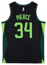 Framed Paul Pierce Boston Celtics Signed Nike Black 2024-25 City Swingman Jersey
