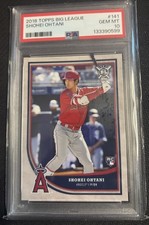 2018 TOPPS BIG LEAGUE SHOHEI OHTANI #141 ROOKIE CARD - LA ANGELS - PSA 10 