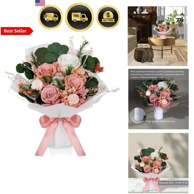 Preserved Flowers Bouquet Floral Gift for Women Mom Wife Grandma Mother's Day