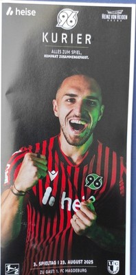 Programm Hannover 96-1. FC Magdeburg 2025/26
