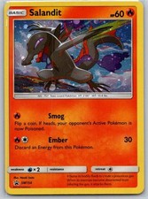 Salandit - SM154 Holo Promo Sun & Moon Promo Pokemon Near Mint