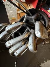 Strata Affinity 440 Snake Eyes Golf Club Set Irons Woods Putter Bag Silver
