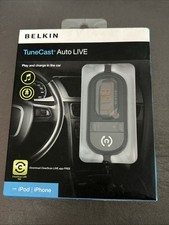 Play MP3s Belkin Tunecast Auto Universal w/ Clearscan NEW I1